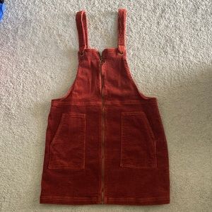 Wild Fable corduroy overall dress, size L